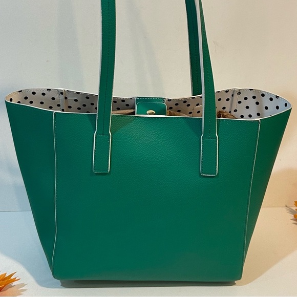 Tommy Bahama Green reversible Large Tote shoulder bag - Picture 6 of 7